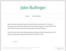 Tablet Screenshot of jakebullinger.com